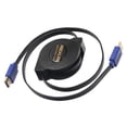 thumbnail image 1 of 3xRetractable Portable V1.4 Cable 1080P Adaptador 3D Cord Wire 1.8m Sunnimix Cable HDMI retráctil, 1 of 8