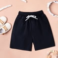 thumbnail image 2 of Wxirdiow Boys Pants Toddler Baby Boy Pull On Cotton Shorts for Littler Kids Boys Short Pants Summer Clothes Black Size,12-18Months, 2 of 9