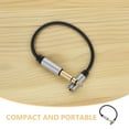 thumbnail image 3 of OUNONA 2pcs Audio Conversion Cables 6.35mm To 3.5mm Female AUX Audio Cable Headphone Jack Extender Sound Transmission For Theater Stage Performance, 3 of 8