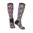 thumbnail image 5 of Lsque Colorful Easter Eggs1 Printed Crew Socks Men's Women's LightWeight Thin Casual Calf Socks ,Knee High Socks,Cotton Socks, 5 of 9