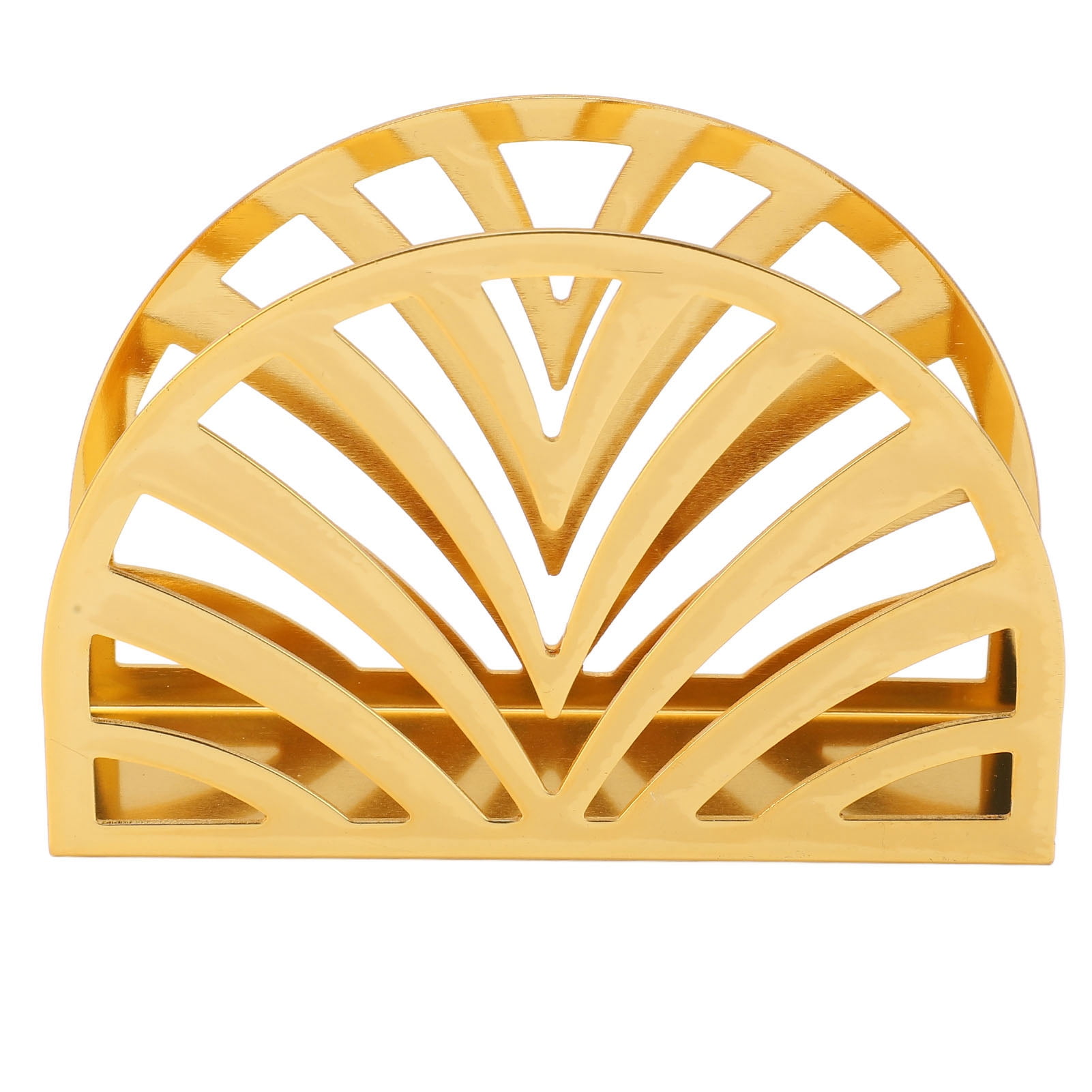 Stainless Steel Napkin Holder, Gold Napkin Holder Semicircle Shape