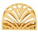 thumbnail image 2 of Servilletero Dorado, Forma De Semicírculo De Acero Inoxidable Dorado Hueco Servilletero De Acero Inoxidable Tipo Vertical Resistente Al Desgaste Para Picnic Para Fiestas Al Aire ANGGREK Otros, 2 of 8