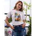 thumbnail image 2 of Jungle Jumble Collection. B T-Shirt Women -Victoria Borges Designs, Female x-Large, 2 of 4