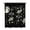 Gothic -19, variant on Gothic Shower Curtain - Dark Celestial Moon & Star Print, Mystical Cosmic Theme Bath Decor, Waterproof Polyester, 36"Wx72"L, Goth Aesthetic Gift