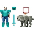 thumbnail image 4 of Minecraft Man’s Best Wolf Pack with 2 Action Figures & 2 Accessories, Set Inspired by the Movie - Walmart Exclusive, 4 of 6