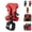 Red, variant on Self-Locking Power Tool Holster, Metal Quick Draw Belt Clip for Drills Hammers, Portable Secure Holder for Construction Electricians & DIY Projects