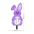 thumbnail image 4 of Matsuzay Conejo de dibujos animados pintado de Pascua, decoraciones de inserción en el suelo, figuritas de animales huecos acrílicos, fiesta Kits de decoración para fiestas, 4 of 6