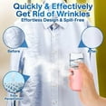 thumbnail image 3 of 15s Heat-Up Mini Travel Steamer, Rechargeable Cordless Sunshine Steamer,Nano Spray Water Meter Portable Steamer Hand Held Steamers for Travel Clothes (White), 3 of 4