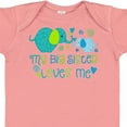 thumbnail image 4 of Inktastic My Big Sister Loves Me Cute Elephants Boys or Girls Baby Bodysuit, 4 of 5