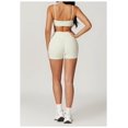 thumbnail image 4 of Conjuntos de entrenamiento for mujer, 2 piezas, sujetador deportivo, camiseta sin mangas, polainas de cintura alta, gimnasio, yoga, ropa activa, camiseta de entrenamiento for mujer, 4 of 7