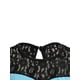 thumbnail image 4 of VISgogo Vestido de encaje para mujer, sin mangas, cuello redondo, cintura alta, patchwork, informal, vestido de fiesta VISgogo moda, 4 of 9