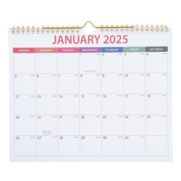 Paper Calendar,Paper Calendar Household Wall Calendar Large Floral Wall Calendar Aesthetic Floral Wall Calendar Wall Mounting Calendar Full Year Wall Calendar Hanging Calendar