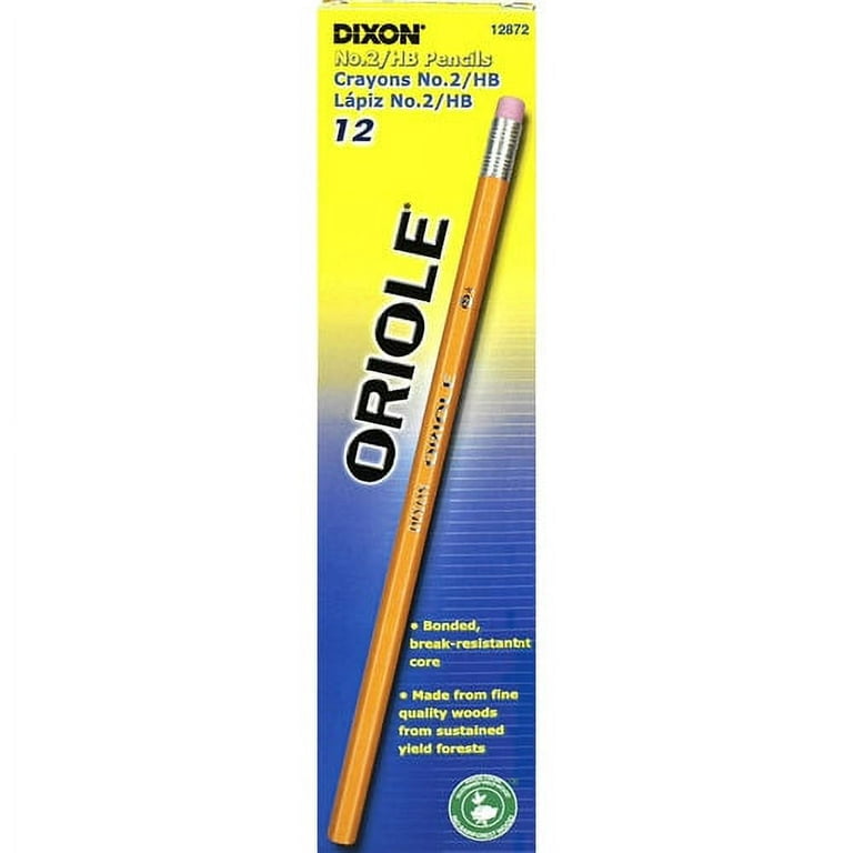 Dixon Wood Pencils - Graphite Lead - Assorted Wood Barrel - 150 / Box