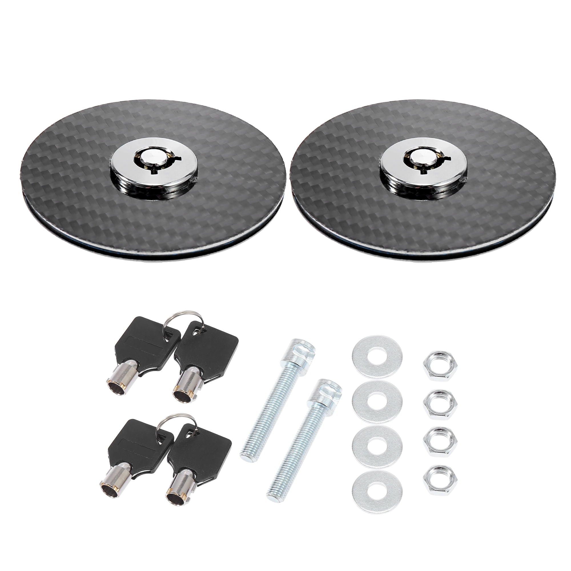 Unique Bargains Universal Aluminum Alloy Car Engine Hood Latch Lock Quick Release Pin Kit