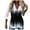 Black, variant on LEAVINGSUO Womens Plus Size $5 Plus Size Women Casual Loose V-Neck Printing Long Sleeve Blouse
