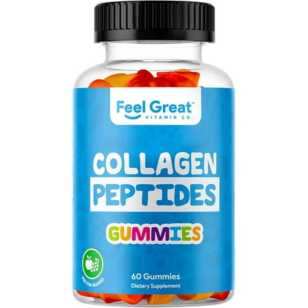 Collagen Gummies with Biotin, Vitamin C and E, Zinc | Supports Hair Growth Healthy Skin, Nails & Provides Joint Support | Collagen Peptide Supplement Gummies