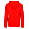 thumbnail image 3 of Fgnfyis Chandail à Capuchon d'Hiver pour Femmes, Décontracté, Imprimé, Manches Longues, Col Rond, Haut avec Poche, Chandails à Capuchon pour Femmes, Rouge, TTTG, 3 of 4