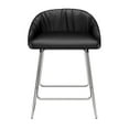 thumbnail image 6 of Hillsdale Furniture Boyle Upholstered Metal Counter Height Stool, Black, 6 of 10