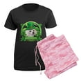 thumbnail image 5 of CafePress - Happy St. Patrick's Day Poodl Women's Dark Pajamas - Women's Short Sleeve Print T-Shirt and Pants Dark Cotton Pajama Set, 5 of 7