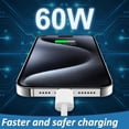 thumbnail image 2 of PinesC USB C to USB C Charger Cable [2-Pack 2M+3M] for 16 Charger Cable 60W USB C Cable Nylon Braided Type C Charger Cable Fast Charging for 15/Pro Max/Pro/Plus Switch, 2 of 5