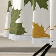 thumbnail image 5 of Coolnut 60" Maple Leaves Outdoor Round Tablecloth, Waterproof Stain-Resistant Non-Slip Circular Tablecloth with Umbrella Hole and Zipper for Tabletop Backyard Party BBQ Decor, 5 of 7