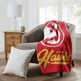 thumbnail image 2 of The Northwest Group  Atlanta Hawks 50" x 60" Signature Raschel Plush Throw Blanket, 2 of 2