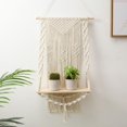 thumbnail image 4 of GUOOL Nordic Bohemian Tassel Tapestry Storage Rack Hand-woven Wall Hanging Decorative, 4 of 8