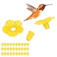 thumbnail image 1 of 30 PCS Mangeoires pour Colibris Fleurs de Remplacement, Fleur Décorative Unique Multicolore pour Mangeoire pour Colibris, Rouge / Jaune / Blanc Pièces de Mangeoire pour Colibris, Matériel de Plau [Jaune], 1 of 9