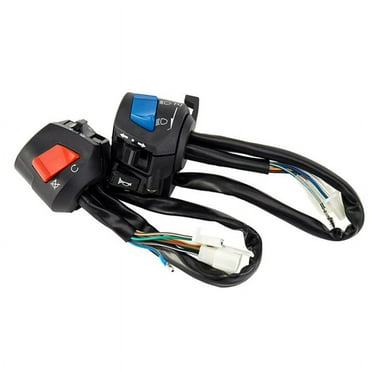 Stylish Black Universal 7/8" Auto Motorcycle Handlebar Horn Turn Signal Light Control Switch
