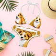 thumbnail image 6 of Pixel Dog Women's Bikini Set with Detachable Sponge and Adjustable Strap, Two-Pack, Ideal for Beach and Pool, One-Piece Swimsuits Swimwear Swimsuits, 6 of 6