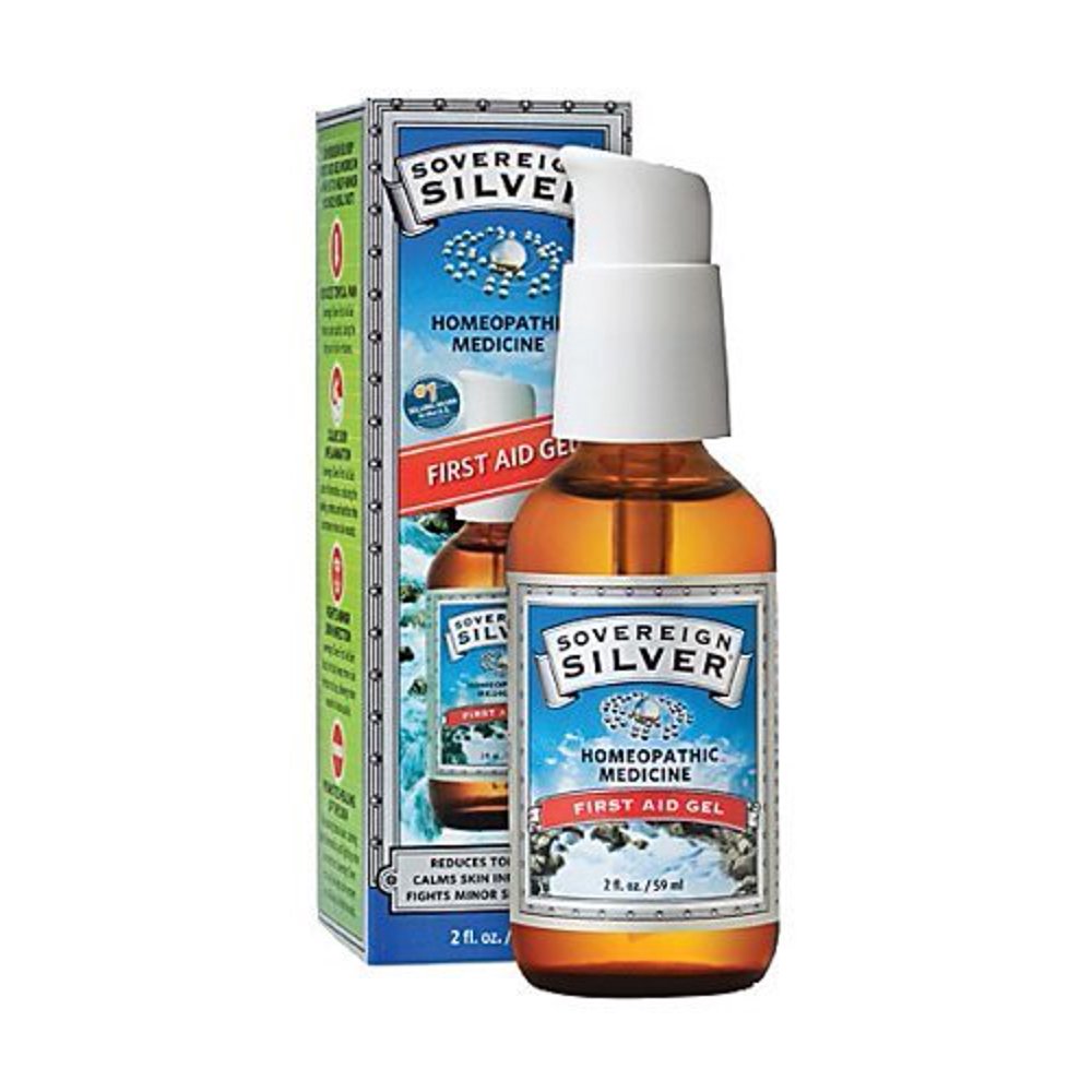 Sovereign Silver First Aid Gel Homeopathic Medicine, 2oz (59mL) Be