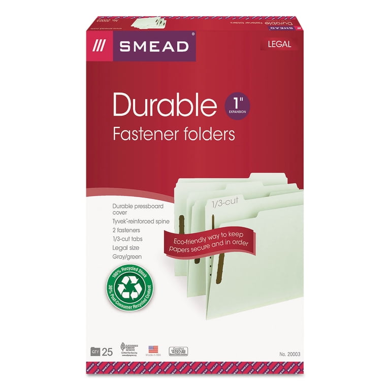 Smead Folders Smead Pressboard Classification File Folder With ...
