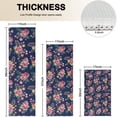 thumbnail image 4 of Pioneer Flower Floral Print Pattern Kitchen Rugs Sets Of 3,Kitchen Runner Rugs Non Skid Washable,Decorative Kitchen Floor Mats for Kitchen,Sink,Laundry,17"x30"+ 17"x47" + 17"x59", 4 of 6