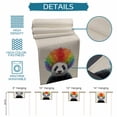 thumbnail image 6 of Funny Panda Table Runner 108 Inches, Rainbow Abstract Animals Bed Runner Dresser Scarves Tabletop for Indoor Outdoor Parties/Ceremony/Banquet, 13"x 108", 6 of 8