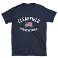 thumbnail image 1 of Clearfield Pennsylvania Patriot Men's Cotton T-Shirt, 1 of 1