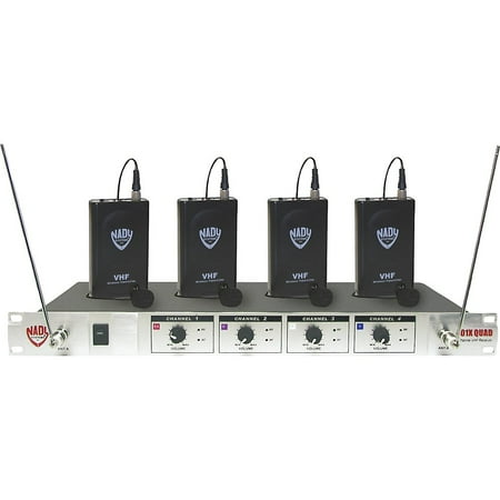 Nady 401X Quad LT Wireless Lavalier Microphone System Set E4
