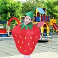 thumbnail image 6 of Kids Fruit Costume Cosplay Cute Children Costume for Carnival Party Supplies Strawberry, 6 of 8