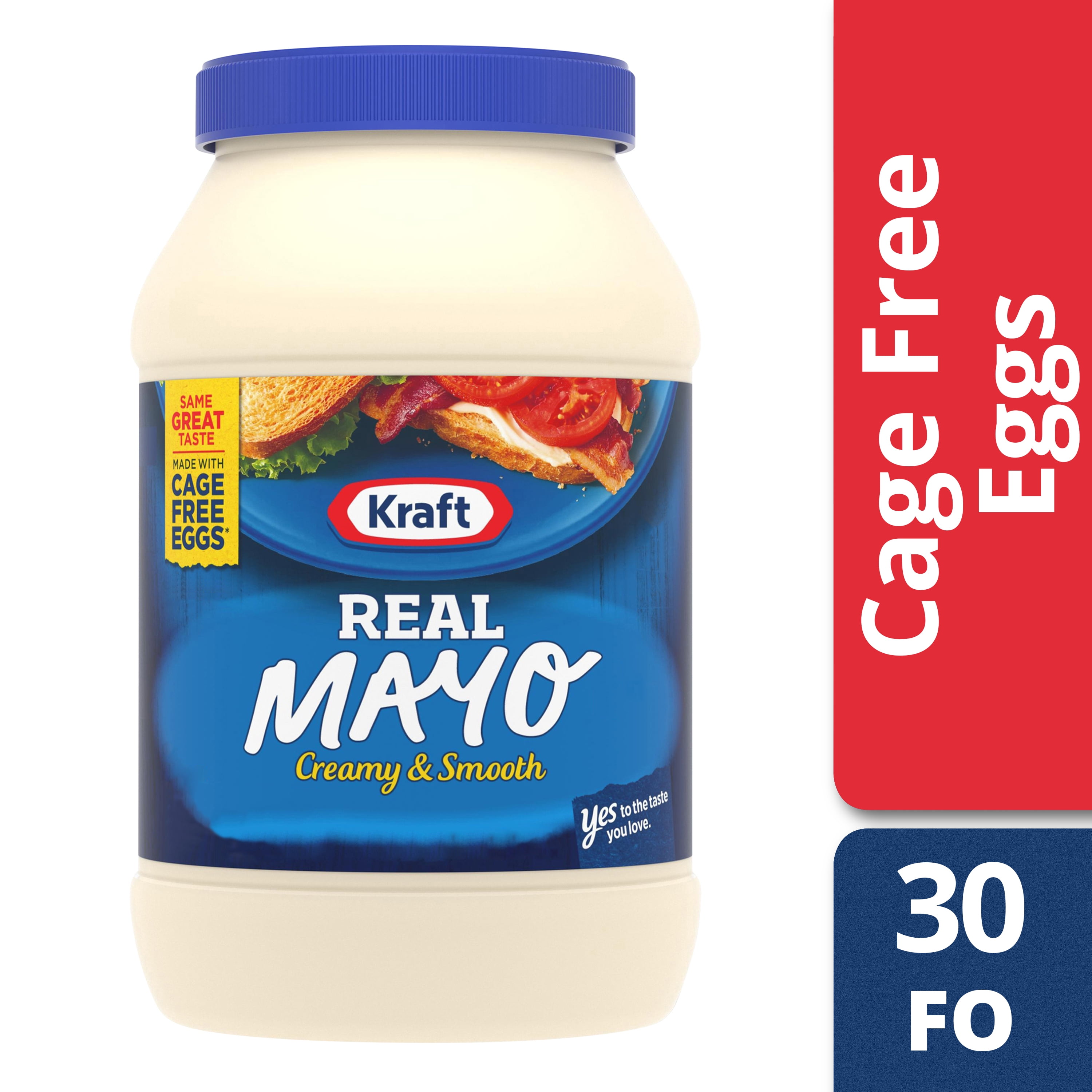 Kraft Real Mayo, 30 fl oz Jar
