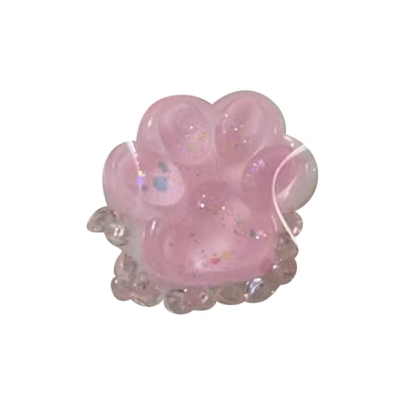Bisitoy 1Pc Squeeze Toys Mini Paw Style Squeeze Toys for Party Activities Classroom Fun (Pink)