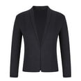 thumbnail image 6 of Yiliang Mens Slim Fit Dress Wool Coat Notched Collar Timeless Jacket for Formal Occasion,Black,2XL, 6 of 6