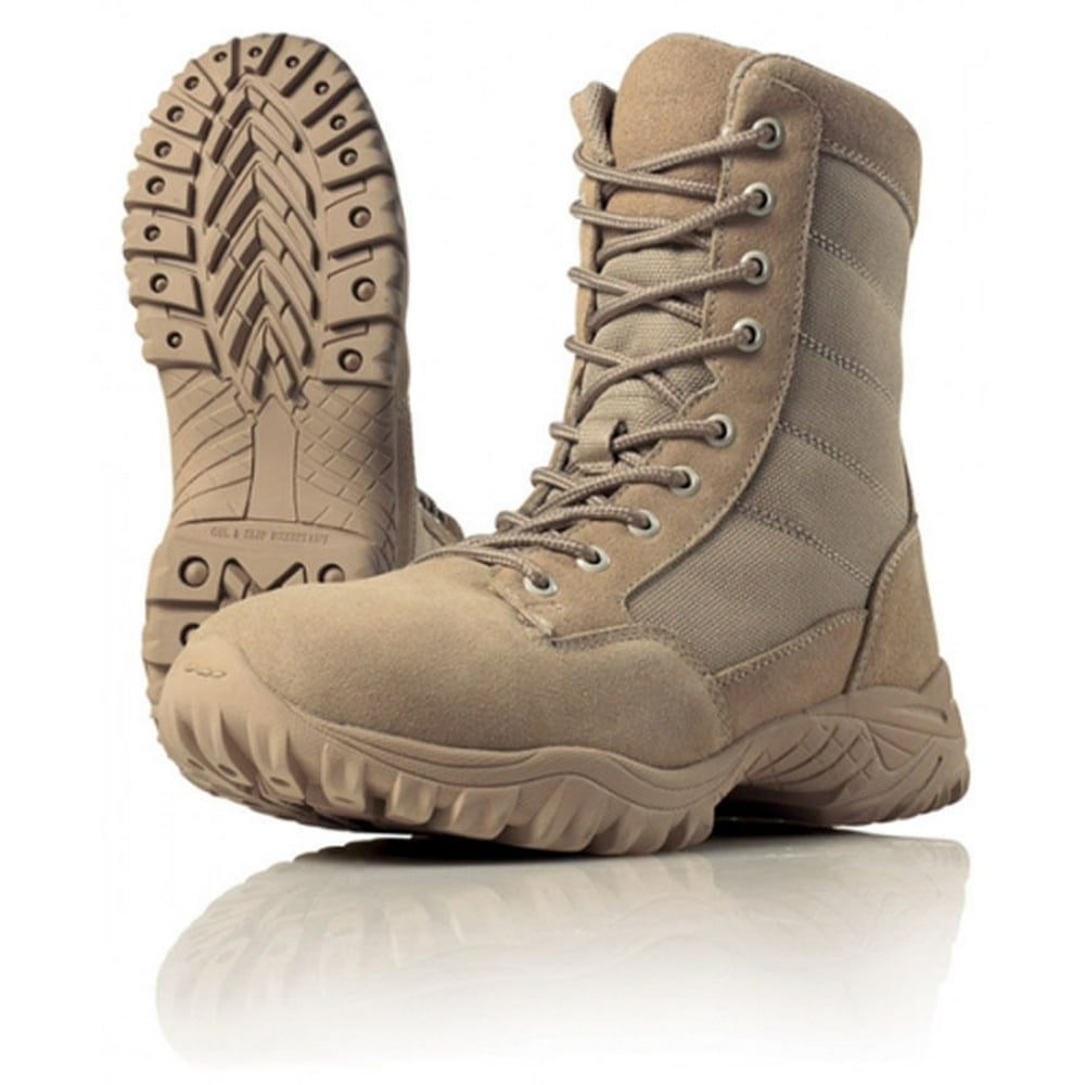 Wellco Wellco T107 Mens US Army Desert Tan Hot Weather Combat Boot 5D