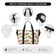 thumbnail image 3 of Travel Duffle Bag Funny Grape Pink Travel Tote Bags Carry on Luggage Waterproof Weekender Bags with Top Handle Adjustable Shoulde Strap for Travel Gym, 3 of 5