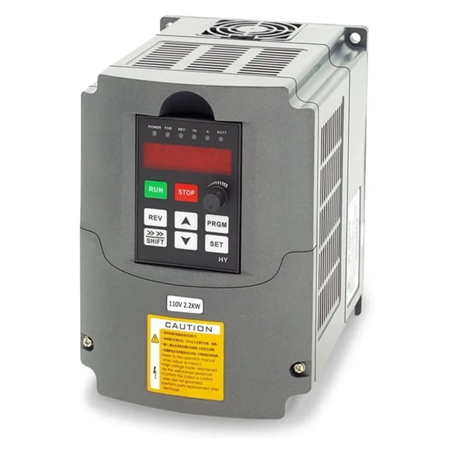 VFD Converter,Variable Frequency Drive,110 1 Phase To 3 Phase, For 3 Phase Motor/Spindle 0-400hz Speed Rotatio ,Clear Interface
