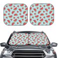 thumbnail image 2 of Balery 2 Piece Watermelon Car Windshield Sun Shade|Foldable Front Windshield Shade for Car Front Window for Most Sedans SUV Truck-, 2 of 7