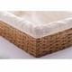 thumbnail image 4 of Genérico Canasta Artesanal de Mimbre con Ratán Organizador Rectangular with Rattan Basket Organizer S, 4 of 6