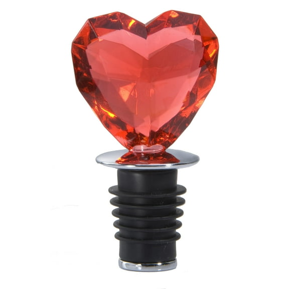 Love of Wine Bottle Stopper Red Heart Hs-2-r By Prodyne