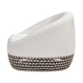 thumbnail image 4 of Willow 35.5" Upholstered Woven Patio Deep Seating Armchair Wheat Beige, 4 of 7