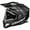 WRATH - Matte Charcoal, variant on Castle X, 36-28081, Adult Dual Sport Snowmobile Helmet - Heated Shield - CX200 - SOLID - Matte Black, X-Small