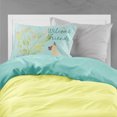 thumbnail image 2 of Carolines Treasures BB7589PILLOWCASE Bienvenue Amis Faon Great Dane Taie d'Oreiller Standard en Tissu avec Oreilles Courtes, 2 of 2