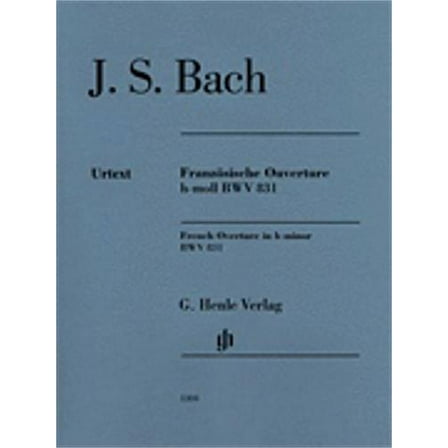 Hal Leonard French Overture B Minor Bwv 831 Piano Solo
